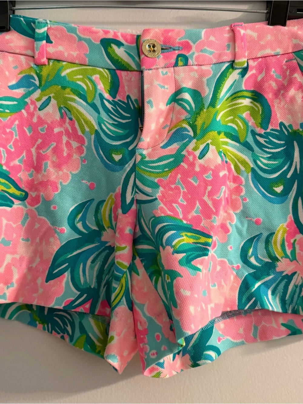 Lilly Pulitzer Pink Tropical Print Shorts